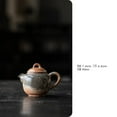 thumbnail image 2 of Household Tea Maker Kettle With Strainer Tea Craft Gifts Wood-fired Porcelain Teapot Japanese Ink Dragon Pot, 2 of 6