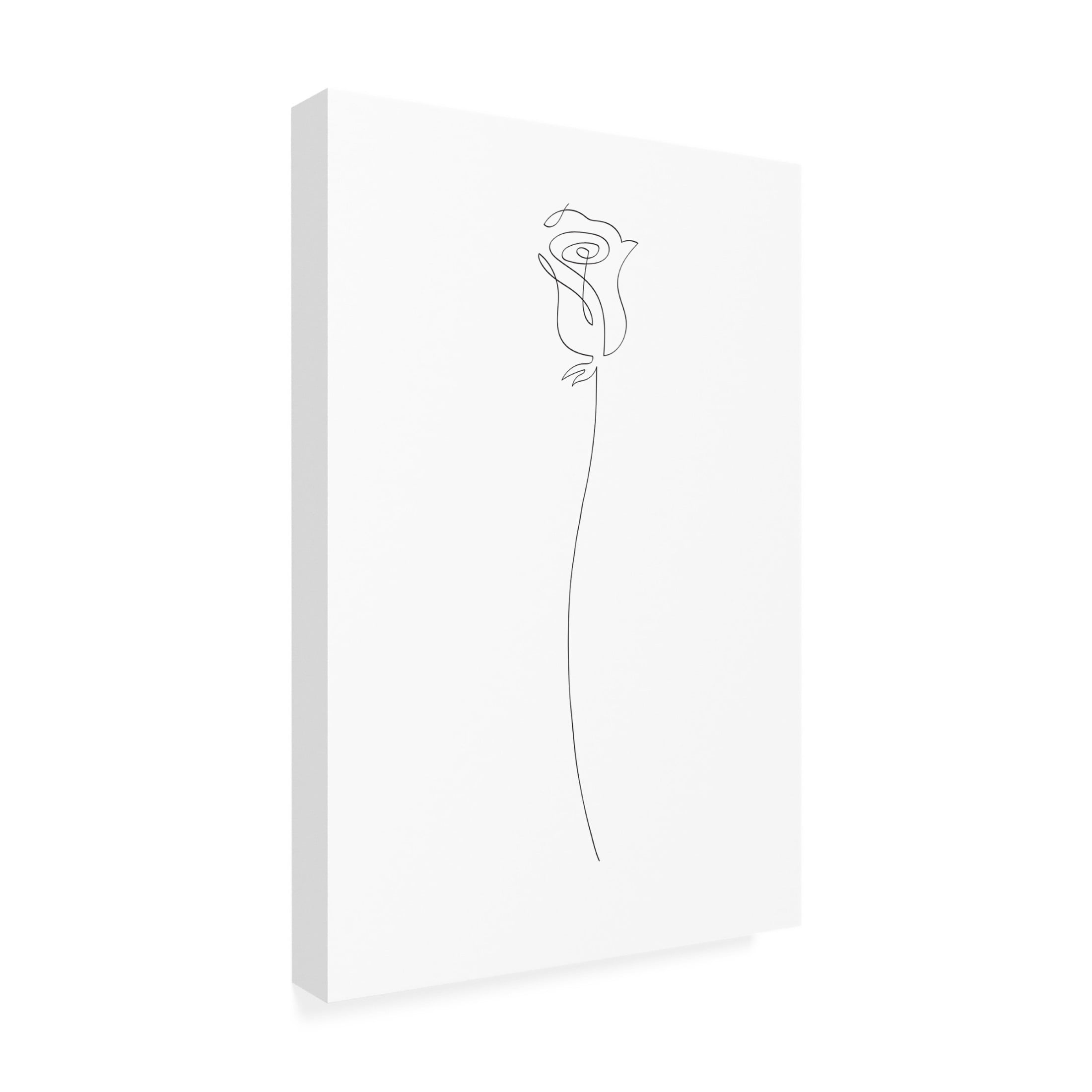 Canvas Wall Art - Pictufy Studio Ii 'Rose' Wall Art for Living Room, Bedroom, or Office Décor by Trademark Fine Art - 16 x 24 Inches