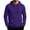 Dark Purple_009, variant on Mens Fleece Hooded Sweatshirt Trendy Casual Comfy Long Sleeves Pullover Fall Winter Warm Drawstring Pure Color Pullover Wine XL