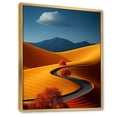 thumbnail image 2 of Designart "Yellow Mountain Road" Cottage Floater Framed Canvas Wall Art, 2 of 7