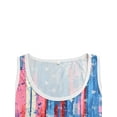 thumbnail image 6 of KVMeteor Women's American Flag Sleeveless Tank Tops 4th of July Stripes Patriotic T Shirts, 6 of 8