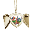 thumbnail image 1 of panda hong kong graffiti collar colgante en forma de melocotón con alas Unbranded M, 1 of 3