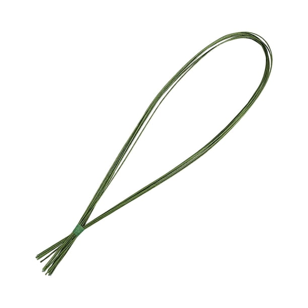 Kit de arreglos florales con tallo de alambre y accesorios para flores artificiales Verde 9 Piezas