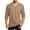 Khaki, variant on yillto Mens Big and Tall Tshirts Long Sleeve V Neck Basic tee Summer Causal Plain Loose Shirts S-5XL