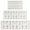 White Princess Castle-1, variant on White Princess Fairy Castle Pattern Kitchen Rugs Sets Of 3,Kitchen Runner Rugs Non Skid Washable,Decorative Kitchen Floor Mats for Kitchen,Sink,Laundry,17"x30"+ 17"x47" + 17"x59"