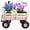 Pink, variant on Segmart Wagon Cart for Kids, All Terrain Wagon with 200LBS Capacity, Outdoor Pull-Along Wagons with Removable Wooden Side Panels, Heavy Duty Utility Wagon with Rubber Wheels, Pink