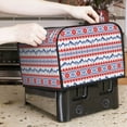 thumbnail image 7 of Daiia red blue Snow Mountain Pattern 4 slice Toaster Cover, Toaster Appliance Dust-proof Cover For Kitchen Small Appliance Dust Cover and Fingerprint Protection, 7 of 7