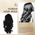 thumbnail image 5 of Peluca con Frontal de del Cuerpo Pelucas Cabello Humano LíNea Natural Frente Encaje Prearrancado BrasileñO, 5 of 5