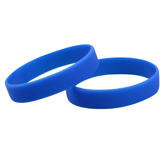 50pcs Blank Silicone Bracelets: Stretchy Colored Wristbands for Women, Men & Teens - Plain Silicone Bands for Parties, Sports, and Costumes