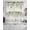 Sage Green, variant on Red Eucalyptus Leaves Swag Curtains for Living Room/Bedroom Windows, Summer Botanical Weeping Wooden Kitchen Curtains and Valances Set 36 Inch Length, Light Filtering Swags Valance Curtain Panels