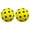 Yellow, variant on 2 PCS Silent Pickleball Balls, Quiet Foam Pickleballs Soft Pickleball Practice Balls for Indoor and Outdoor Practice