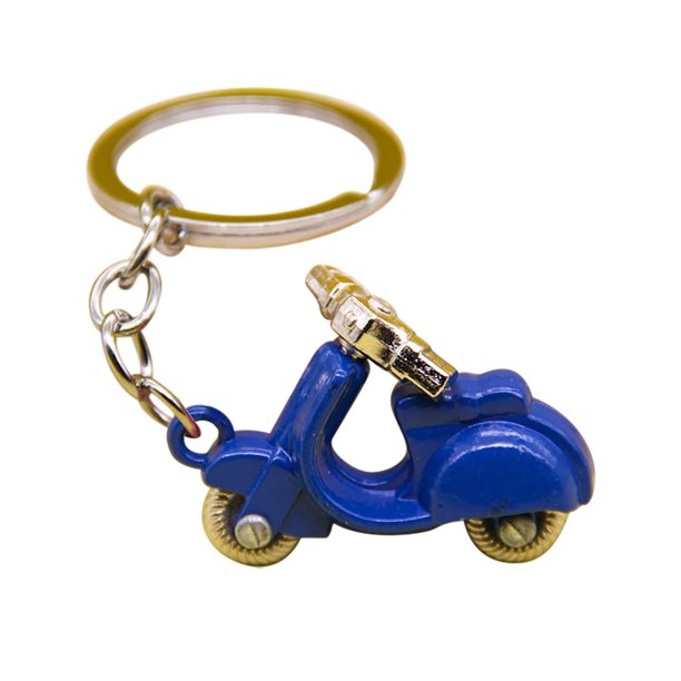 Llavero de Metal Divertido Pulido Modelo de Motocicleta Llavero Artesanía Colgante Llavero Piezas de Coche Llavero para Novio