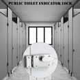 thumbnail image 5 of Indicating Lock, Indicator Partition Indicator Lock with Occupancy Indicator,Toilet Stall Door Lock, 5 of 6