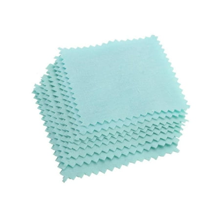 polishing 50pcs platinum cloth cleaning sterling jewelry silver gold