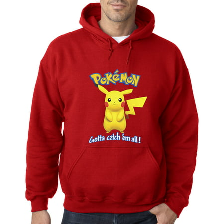 562 - Hoodie Pokemon Go Gotta Catch 'Em All Pikachu Sweatshirt