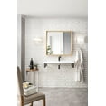 thumbnail image 2 of James Martin Vanities 803-M35.4-GW 35.4 in. Milan Square Cube Mirror  Glossy White, 2 of 5