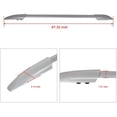 thumbnail image 3 of CCIYU Roof Rack Side Rails Fit for Toyota Highlander 2008-2013 2pcs Aluminum Car Top Luggage Carrier Rails, 3 of 5