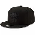thumbnail image 1 of Gorra Snapback New Era NFL 9FIFTY Black On Black Green Bay Packers, 1 of 5