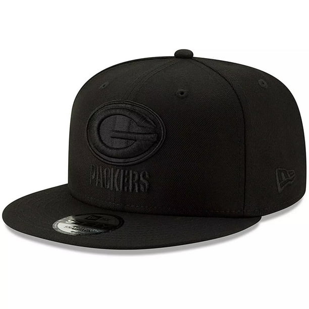 Gorra Snapback New Era NFL 9FIFTY Black On Black Green Bay Packers