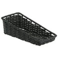 thumbnail image 7 of HUBERT® Wicker Storage Baskets Black Plastic - 7 1/2"L x 16"D x 1 1/2" to 5"H, 7 of 7