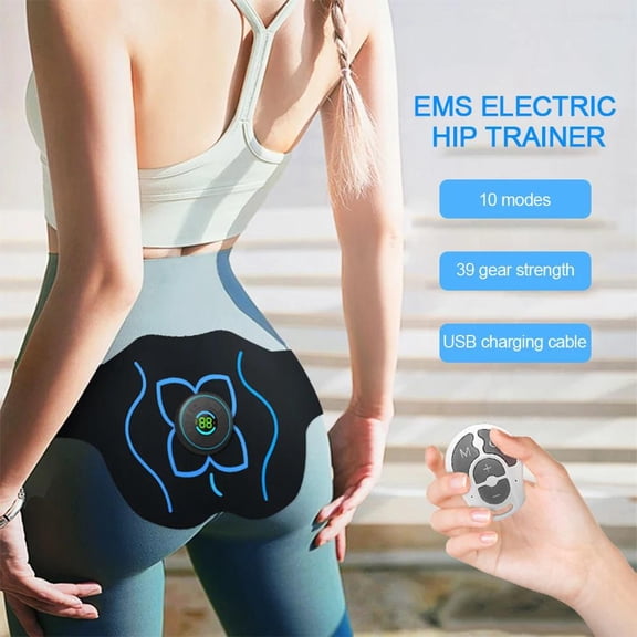 Electric Hip Trainer Wireless Buttock Lifting Massager 39 Gear Buttocks Shaper Firming Massage Pad for Sagging Flat Hips