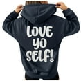 thumbnail image 1 of Gibobby Sudadera para mujer, Sudadera con capucha para mujer, Sudadera con capucha Graphic(Gris,CH), 1 of 5