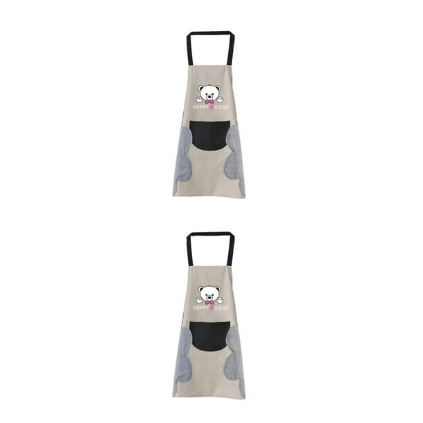 Naiovety Delantal de cocina para colgar en el cuello, toalla de mano, delantales para limpiar, monos para mujer y hombre, moda impermeable para Type1 NO1