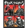 thumbnail image 2 of Men's Star Wars: Visions Anime Character Squares  Graphic Tee Charcoal 2X Large, 2 of 5