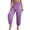 Purple, variant on Luhomi Women's Cozy Yoga Joggers Pants Loose Workout Sweatpants Comfy Lounge Travel Harem Pants with Pockets