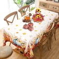 thumbnail image 6 of Fall Thanksgiving Tablecloth, Pumpkin Buffalo Plaid Thanksgiving Table Cloth Rectangle 60 x 84 for Farmhouse Decor,Perfect for Kitchen Dinner, Restaurant,Outdoor Holiday Picnic Table Cover, 6 of 6