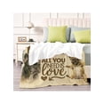 thumbnail image 5 of French Bulldog Flannel Blanket Cute Print & Slogan Multi-Use 4 Season Throw for Dorm Home Car Outdoor Perfect Holiday Gift, 5 of 8