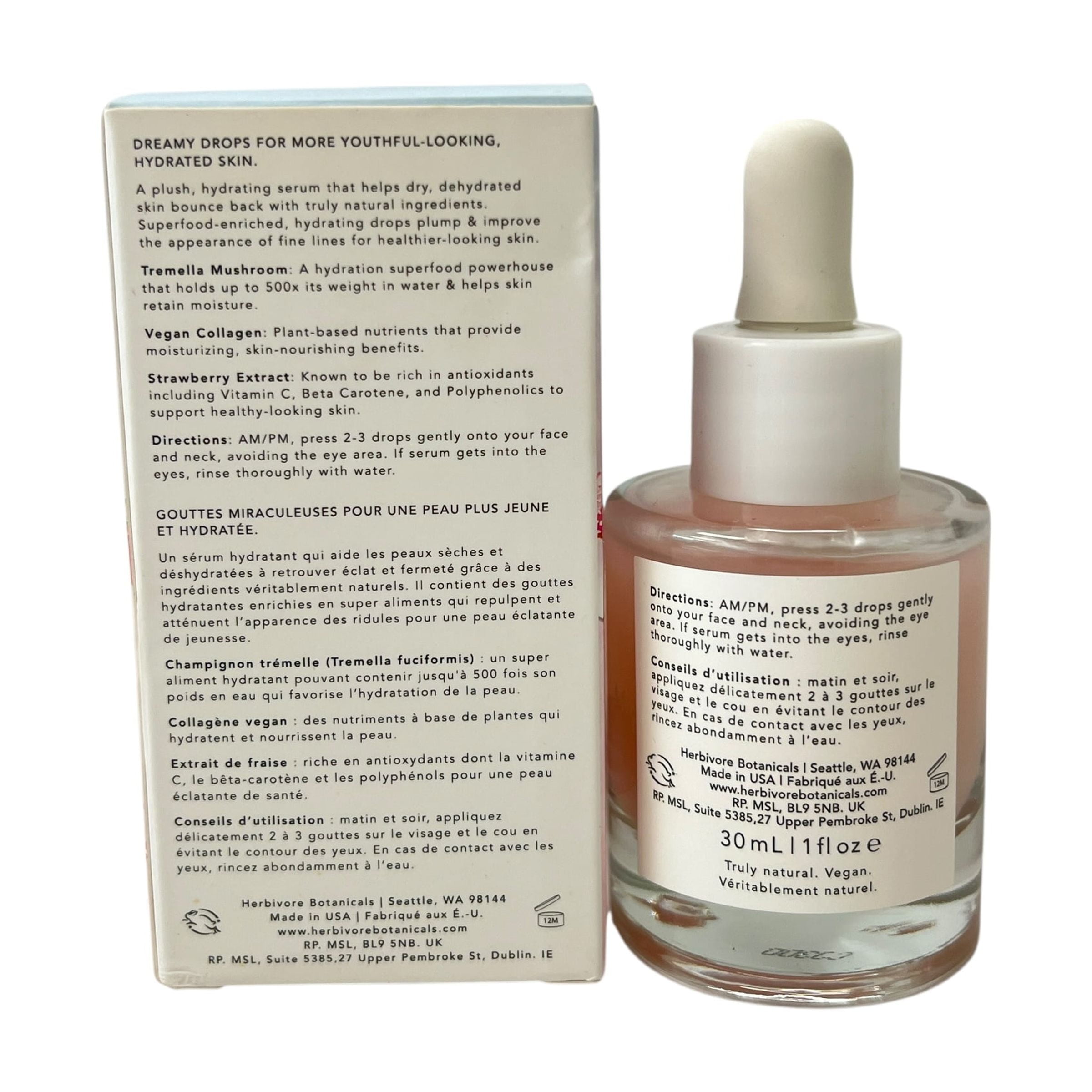 HERBIVORE Cloud Jelly Pink Hydrating Serum 1 fl. oz