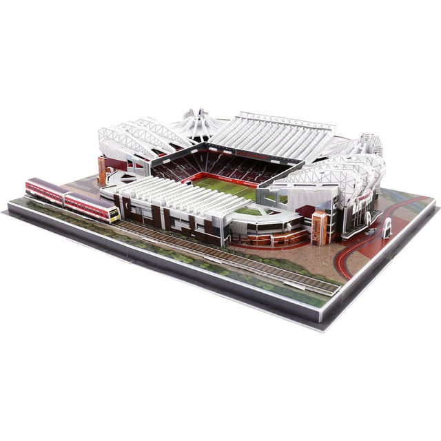 Rompecabezas 3D, campo de fútbol, construcción de fútbol, estadio, aficionados infantiles, juguete de montaje DIY