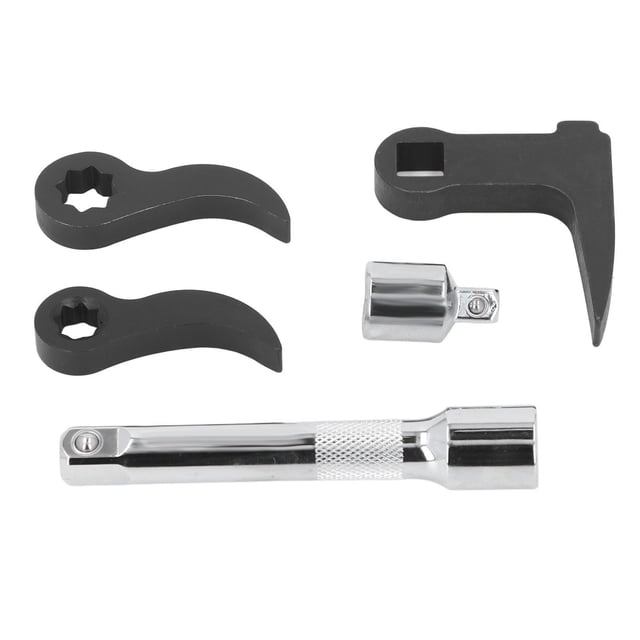 Pry Bar Adaptor Head, Half Shaft Removal Tools 1/2 inch Extension Rod CrV Steel Material 1/2 To 3/8 Adapter for Lifting Heavy Objects