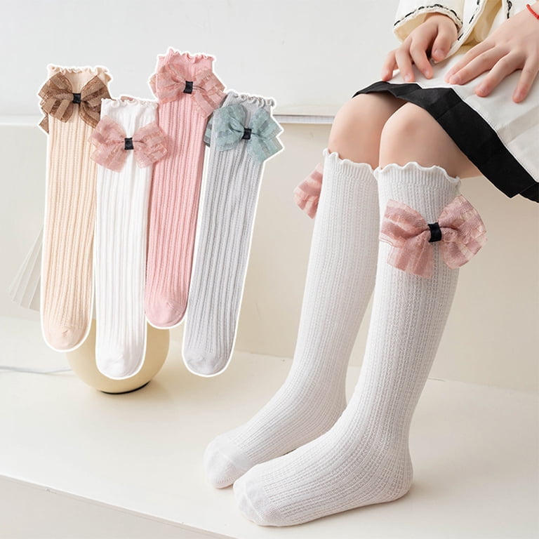 White One Size Knee Highs Socks & Tights for Girls for sale White One Size Knee Highs Socks & Tights for Girls for sale