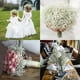 thumbnail image 4 of Xiao Hua Ramos de flores artificiales de Gypsophila blanca, 7 unidades, tacto real, para bodas, fiestas, decoración del hogar., 4 of 5