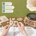 thumbnail image 6 of ROKR 3D Wooden Puzzle Automatic Gramophone Model Kits Electric Mode Self-Assembly Record Player Support 7"/10" Vinyl Premium Gifts Home Decor, 6 of 6