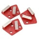 thumbnail image 4 of 3 piezas de zapatas de pulido de diamante trapezoidales para hormigón, corte agresivo, 2 dientes largos, rojo, n.° 30, 4 of 12
