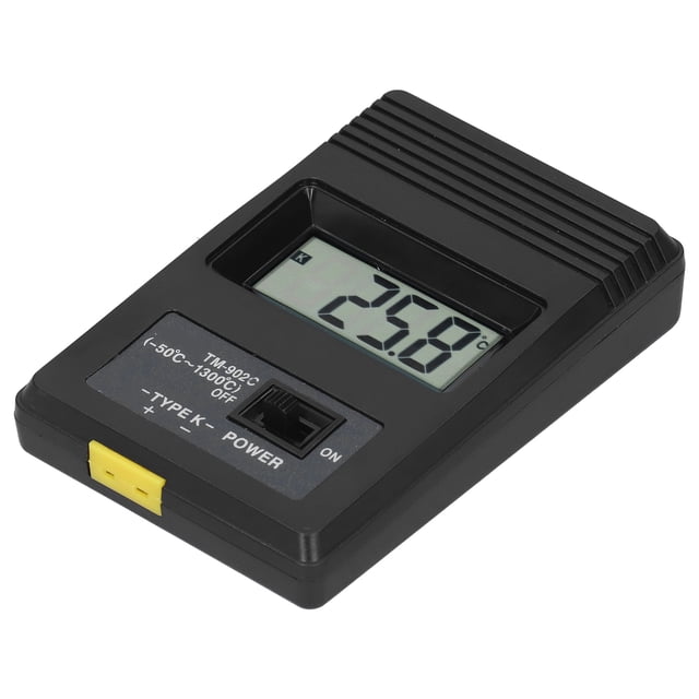 TM902C Temperature Meter,, Digital Temperature Meter, LCD Display with Fish Tanks Pools for Ceramics