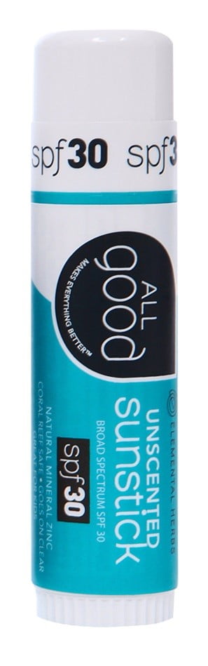 All Good Sunsticks SPF 30, Unscented, 0.6 Oz