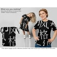 thumbnail image 6 of oneOone Georgette Viscose Black Fabric Abstracts Dress Material Fabric Print Fabric By The Yard 42 Inch Wide-UM, 6 of 6