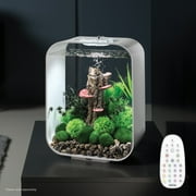 biOrb LIFE 15 Aquarium with MCR Light - 4 Gallon, White