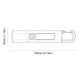 thumbnail image 2 of Linterna de camping LED Antorcha de camping compacta recargable para senderismo escalada, 2 of 9