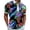 A-Purple22, variant on Bibifish Mens Polo Shirts Gold Leaf Print Short Sleeve Zip Lapel Collar Solid Black Shirts Summer Vacation Wear Tops