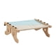 thumbnail image 4 of Hamaca de percha para ventana de gato de doble propósito, cama de gato de asiento duradero, estante resistente lavable ajustable, estable para gatos gris azul Yinane Percha para ventana de gato, 4 of 8