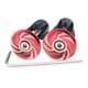thumbnail image 5 of Tapones de manillar de bicicleta Shamjiam Cubiertas de tope de manillar rojo, 5 of 7
