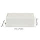 thumbnail image 3 of Contenedor de plástico apilable y plegable con puerta magnética | Organizador de armario de 31,7 x 24,5 x 12 cm | Contenedor de almacenamiento con cajón extraíble | Material PP blanco | Organizador, 3 of 6
