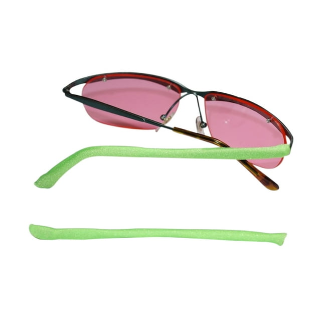 Temeplesox Eyewear Sleeve Arm Covers Comfort Color, Lime Small