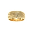 thumbnail image 6 of 14k solid yellow gold 10mm custom made Hawaiian sea life turtle dolphin ring size 13.5, 6 of 7
