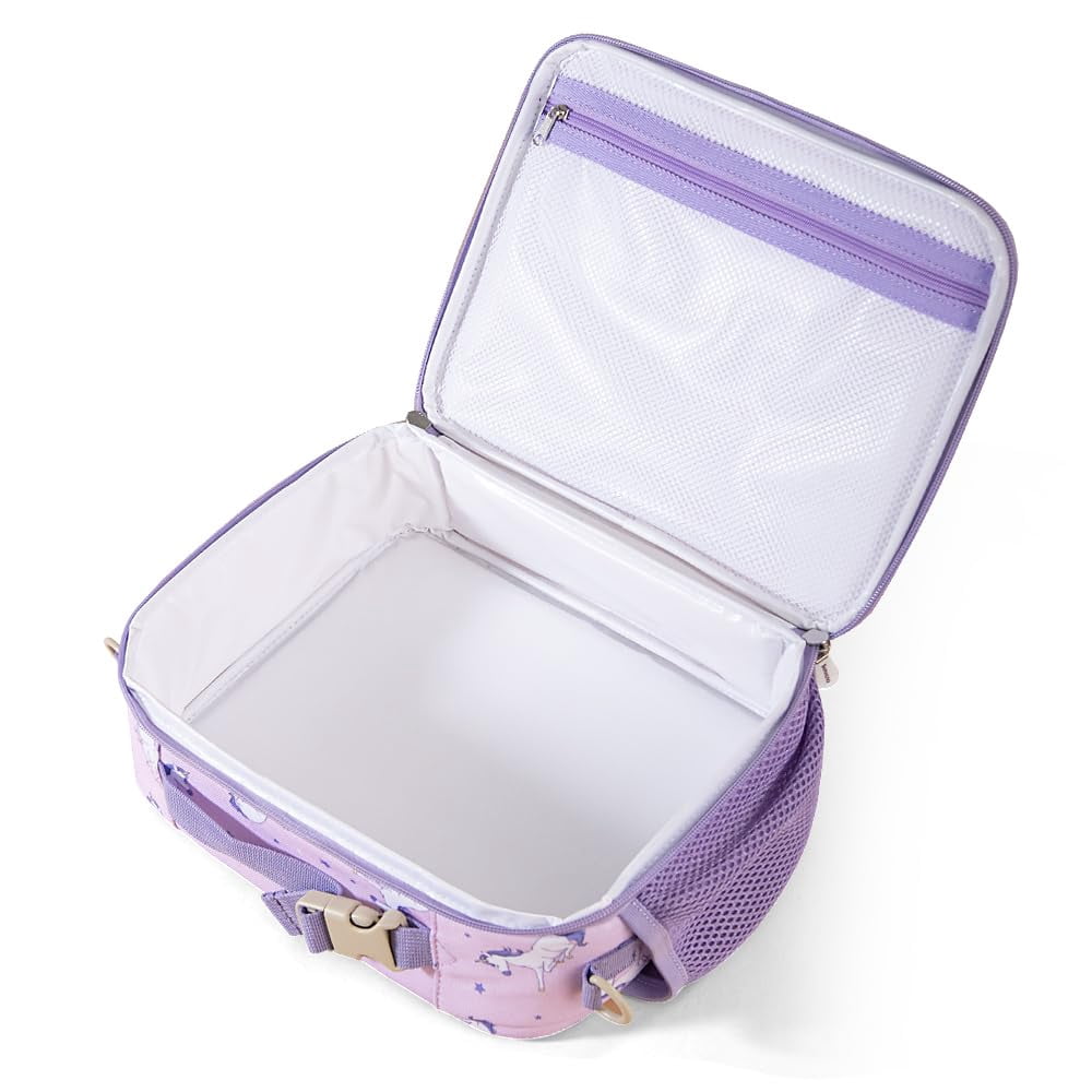 Sunveno Lunch Bag, Insulated Reusable Unicorn Lunch Box, Waterproof, Polyester, 1 Count